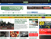 Tablet Screenshot of erbanotizie.com